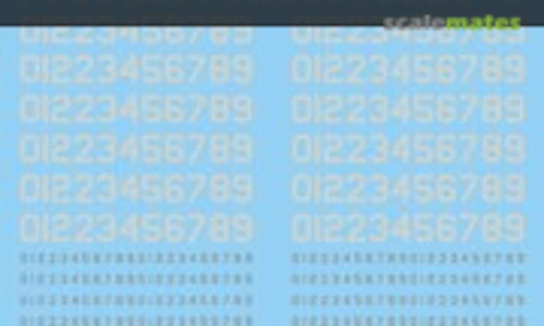 1:48 F-22A Serial Numbers (Caracal Models CDB48011) CDB48011