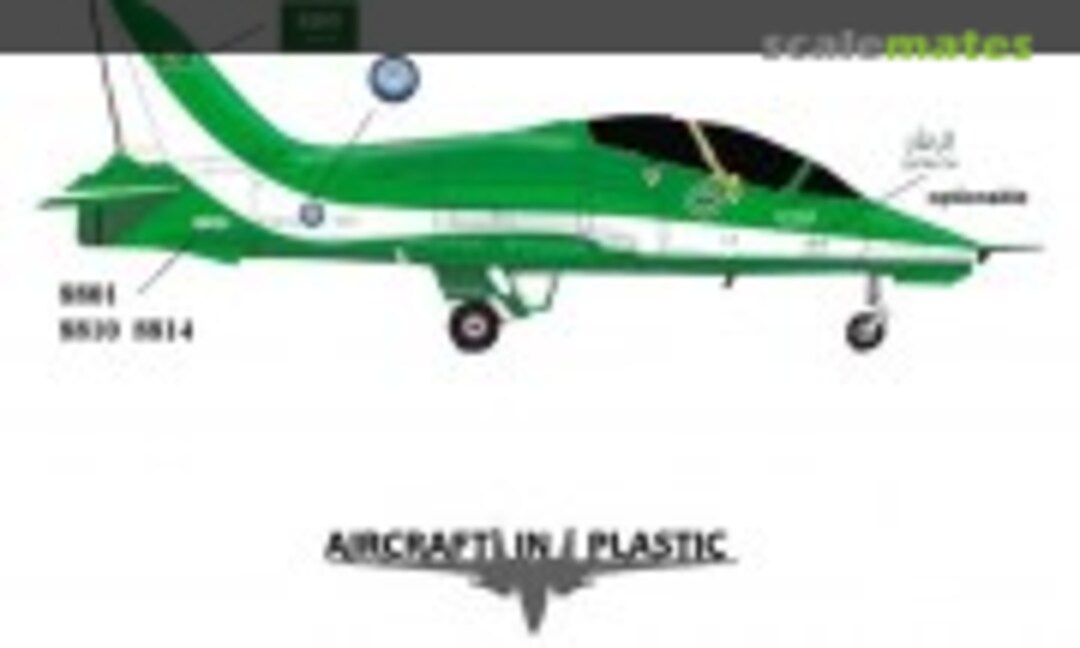 1:32 Hawk Mk.65 - Saudi Hawks aerobatic team (Aircraft in Plastic AIPD-08) AIPD-08