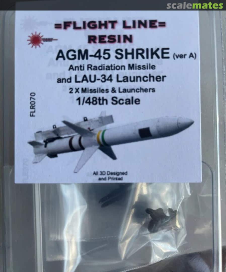 Boxart AGM-45 Shrike Version A FLR070 Flight Line Resin Boxart AGM-45 Shrike Version A FLR070 Flight Line Resin