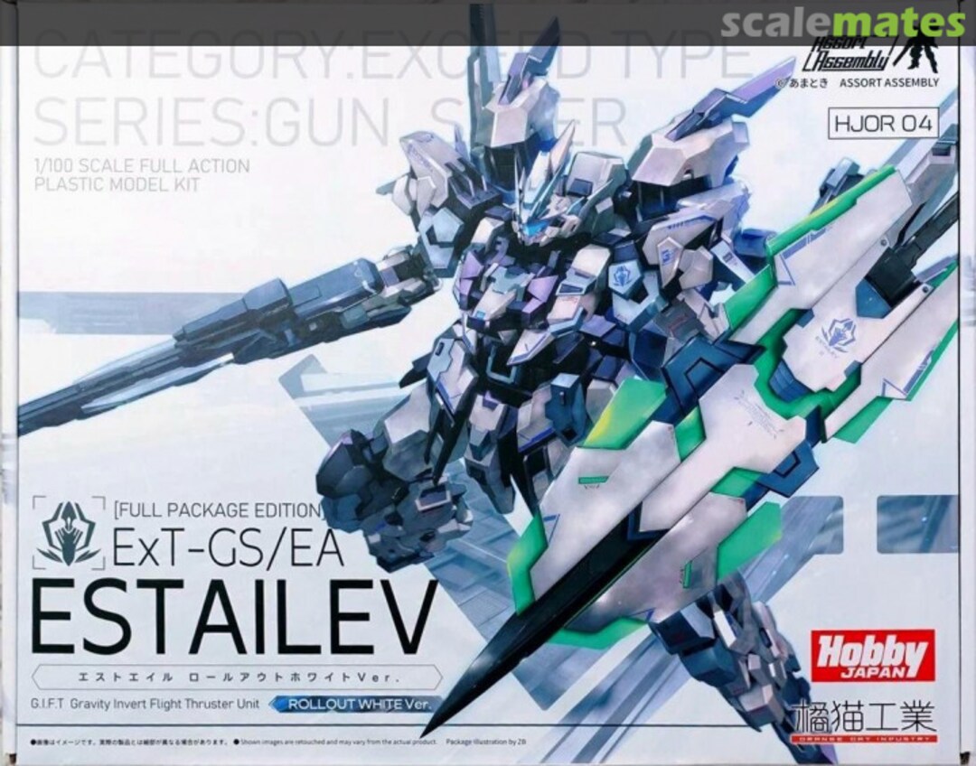 Boxart ExT-GS/EA Estailev [Full Package Edition] Rollout White Ver. HJOR04 Hobby Japan