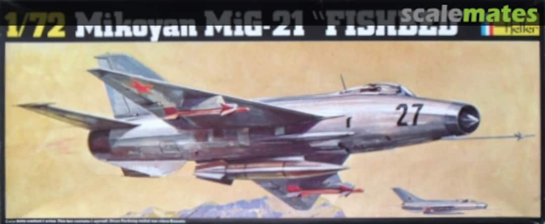 Boxart Mikoyan MiG-21 "Fishbed" 252 Heller Boxart Mikoyan MiG-21 "Fishbed" 252 Heller