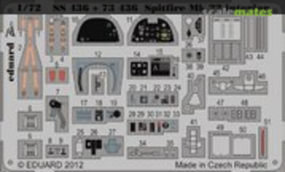 1:72 Spitfire F.Mk.22 interior (Eduard SS436) SS436