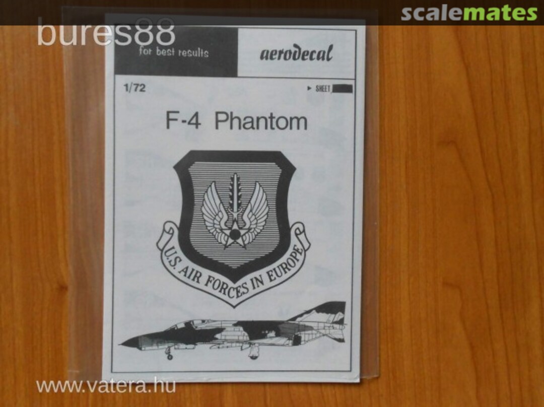 Boxart F-4 Phantom 25A Aerodecal