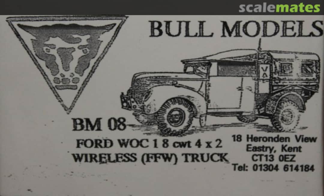 Boxart Ford WOC 1 8 cwt BM 08 Bull Models Boxart Ford WOC 1 8 cwt BM 08 Bull Models