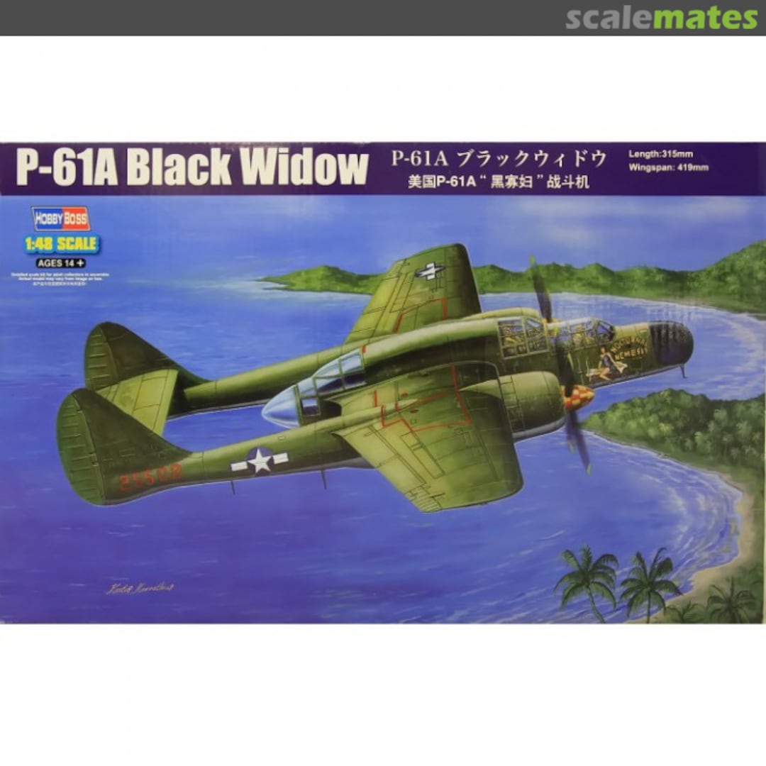 Boxart P-61A Black Widow 81730 HobbyBoss Boxart P-61A Black Widow 81730 HobbyBoss