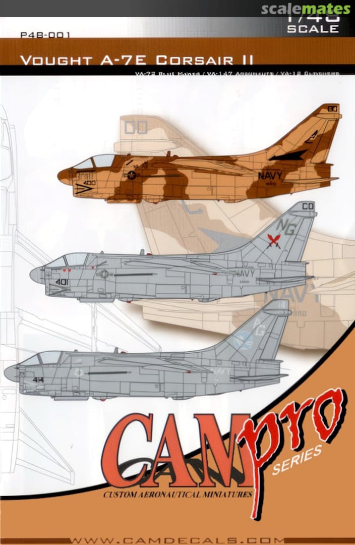 Boxart Vought A-7E Corsair II P48-001 CAM Boxart Vought A-7E Corsair II P48-001 CAM