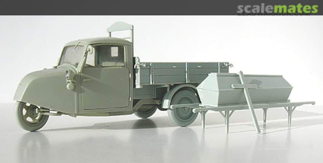 Boxart Borgward - Goliath F.400 Dreirad Pritsche mod.1938 LW 35213 Leadwarrior Boxart Borgward - Goliath F.400 Dreirad Pritsche mod.1938 LW 35213 Leadwarrior