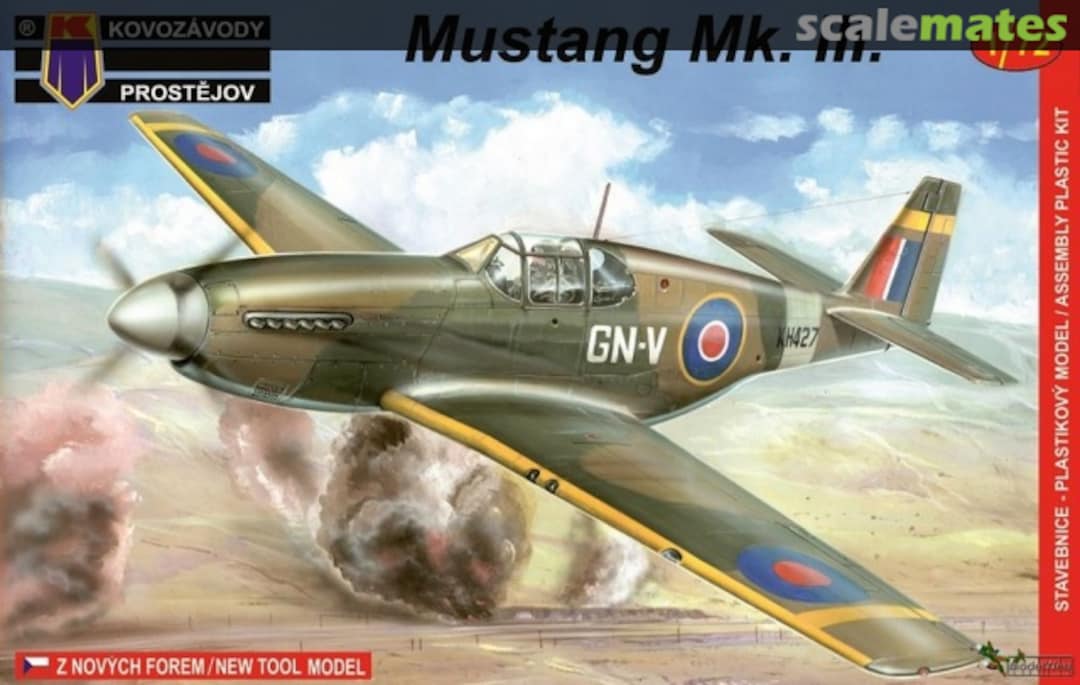 Boxart Mustang Mk. III. KPM0031 Kovozávody Prostějov Boxart Mustang Mk. III. KPM0031 Kovozávody Prostějov