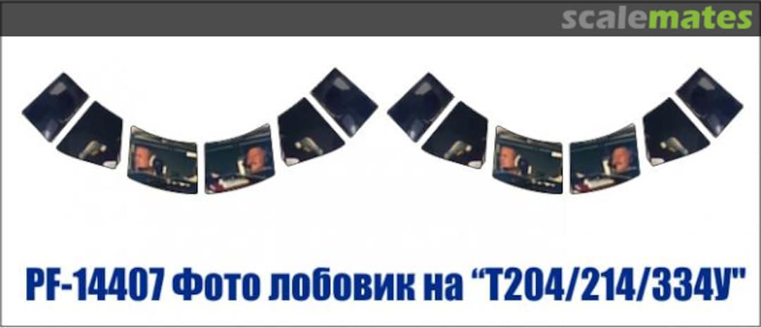 Boxart Tu-204/Tu-214/Tu-334 photoeffect windscreen decal PF-14407 Pas Decals Boxart Tu-204/Tu-214/Tu-334 photoeffect windscreen decal PF-14407 Pas Decals