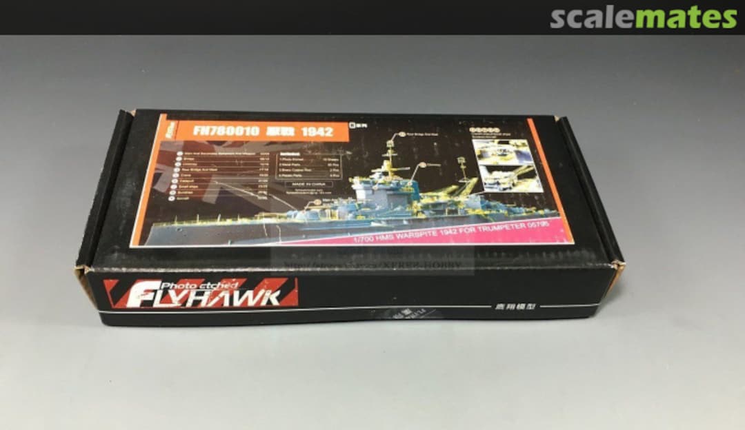 Boxart HMS Warspite 1942 FH780010 FlyHawk Model Boxart HMS Warspite 1942 FH780010 FlyHawk Model