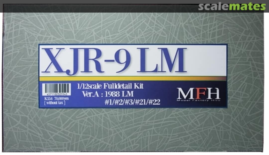Boxart Jaguar XJR9 LM K-554 Model Factory Hiro Boxart Jaguar XJR9 LM K-554 Model Factory Hiro