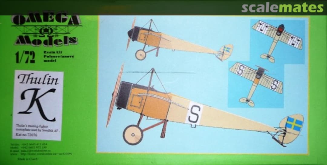Boxart Thulin K 72076 Omega Models Boxart Thulin K 72076 Omega Models