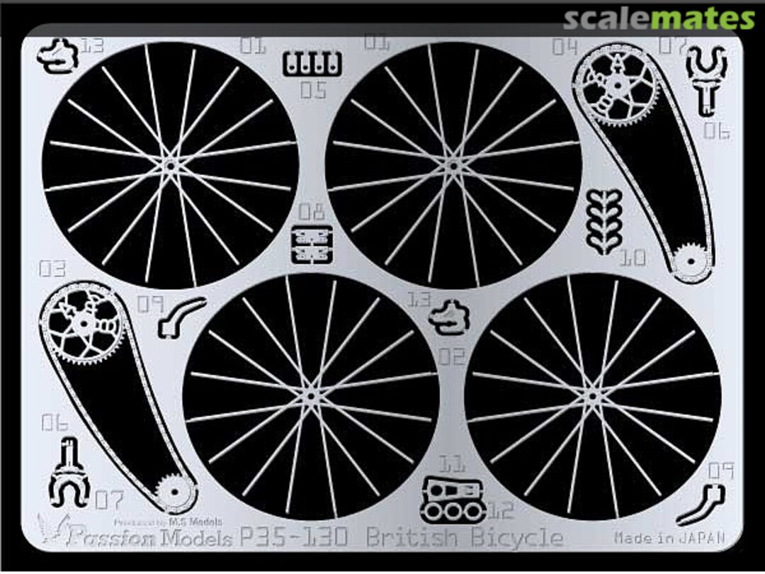 Boxart Paratrooper Bicycle Spoke Etching Set P35-130 Passion Models Boxart Paratrooper Bicycle Spoke Etching Set P35-130 Passion Models