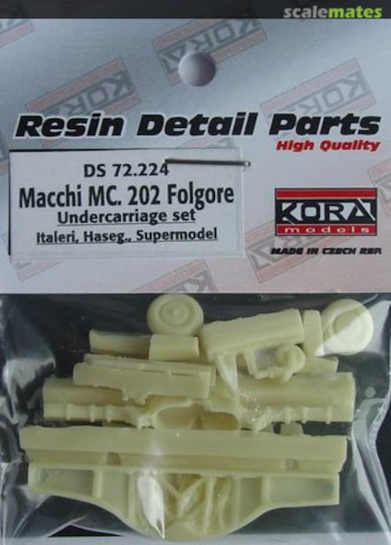 Boxart Macchi MC. 202 Folgore DS72224 Kora Models Boxart Macchi MC. 202 Folgore DS72224 Kora Models