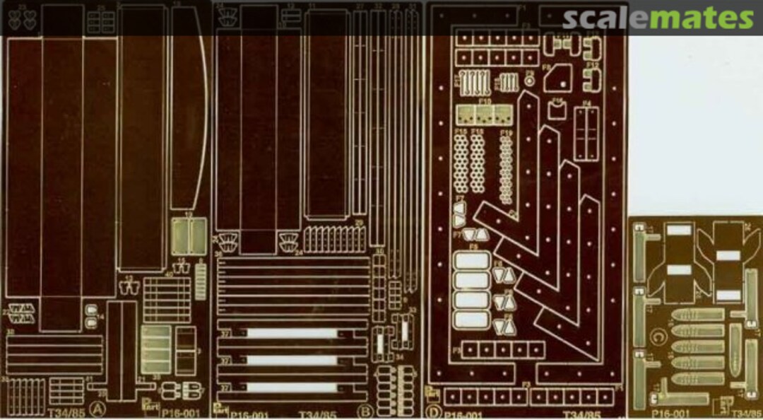 Boxart T-34/85 Exterior P16-001 Part