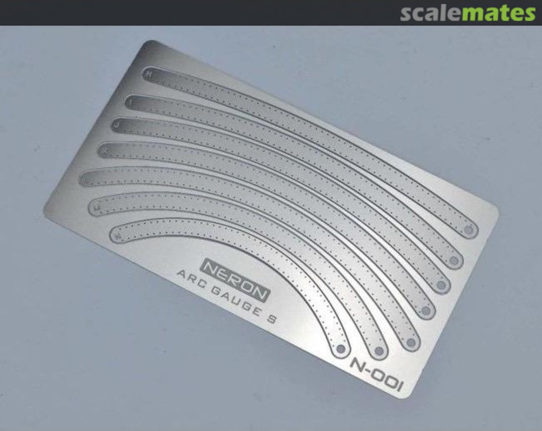 Boxart Neron Photo-Etched Scribing Templates - Arc Gauge S N-001 Madworks Boxart Neron Photo-Etched Scribing Templates - Arc Gauge S N-001 Madworks