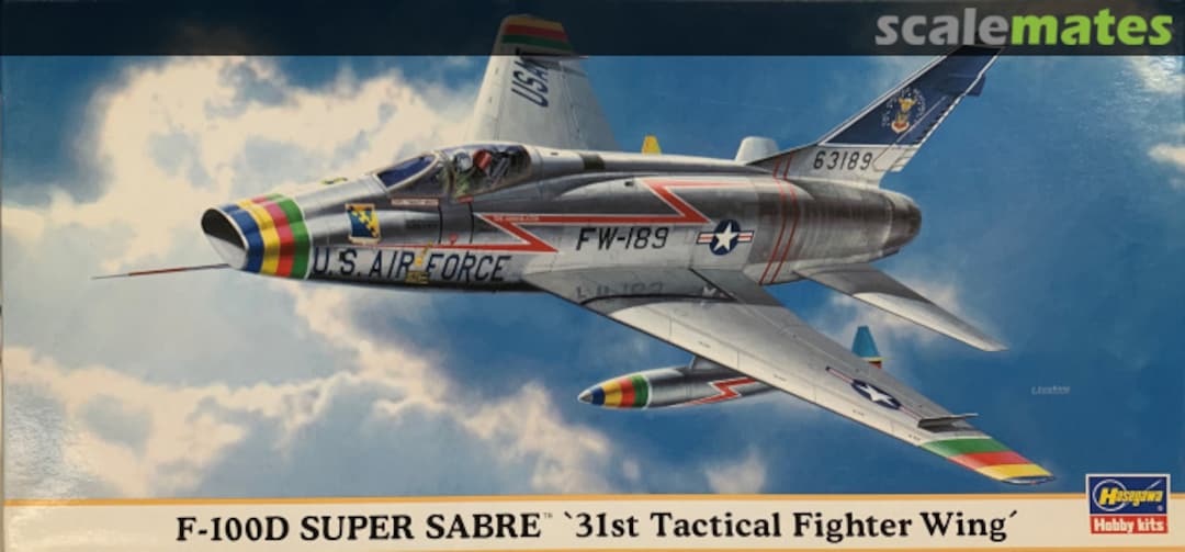 Boxart F-100D Super Sabre `31st Tactical Fighter Wing´ 00682 Hasegawa Boxart F-100D Super Sabre `31st Tactical Fighter Wing´ 00682 Hasegawa