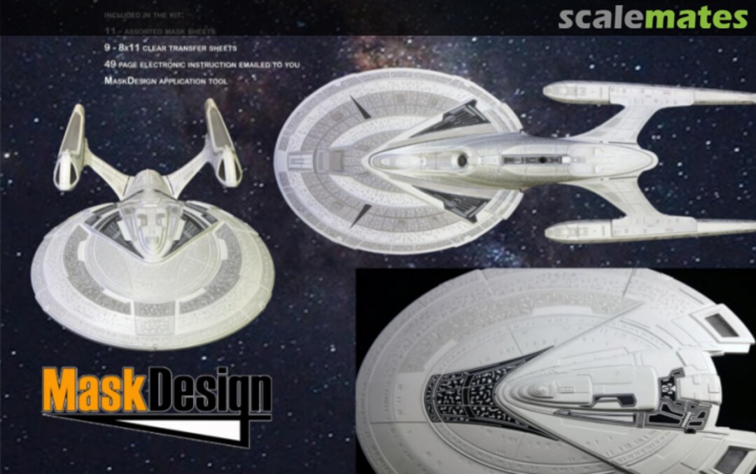 Boxart NCC-1701-E Aztec Masking Kit KIT8 MaskDesign Boxart NCC-1701-E Aztec Masking Kit KIT8 MaskDesign