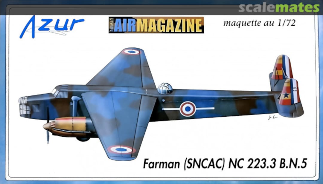 Boxart Farman (SNCAC) NC 223.3 B.N.5 AIR005 Azur Boxart Farman (SNCAC) NC 223.3 B.N.5 AIR005 Azur