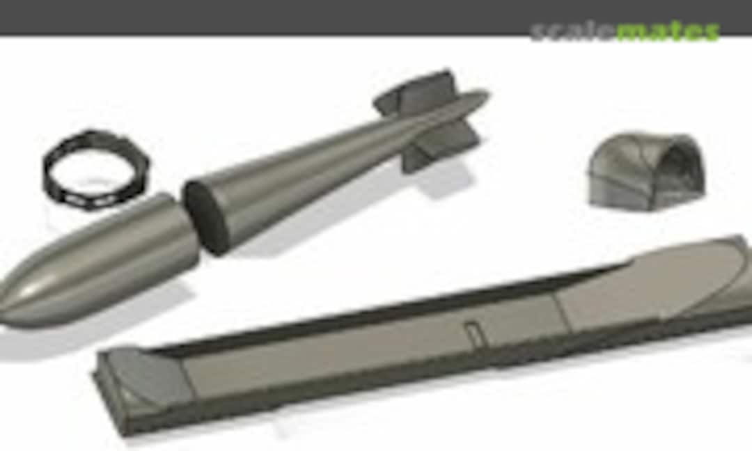 1:72 Revell Lancaster Grand Slam 3D Printed Conversion kit (Alans 3D Models 1) 1