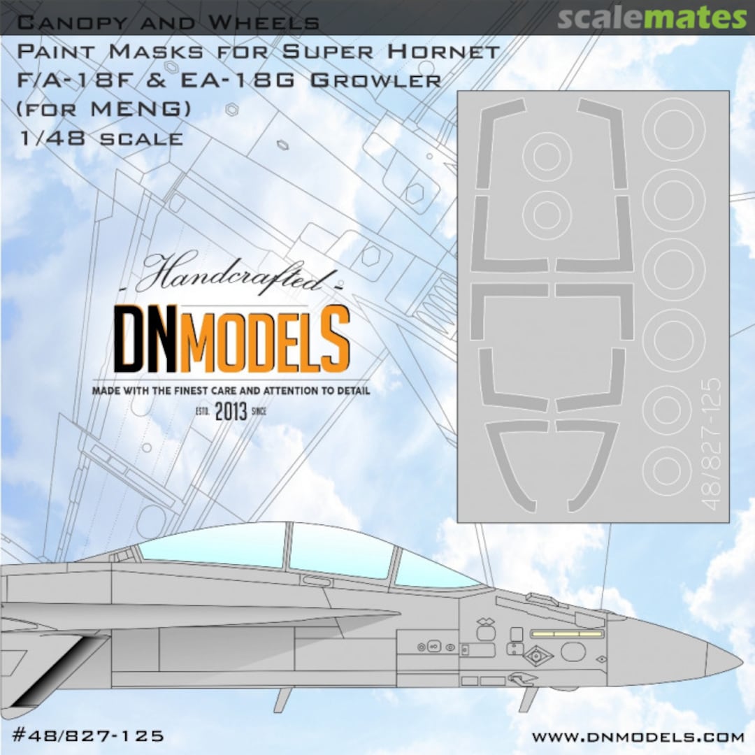 Boxart F/A-18F Super Hornet & EA-18G Growler 48/827-125 DN Models Boxart F/A-18F Super Hornet & EA-18G Growler 48/827-125 DN Models