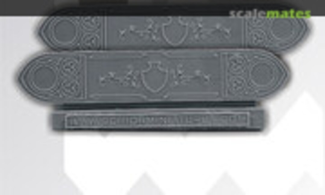 No Decorated Plates set 6 (2 pcs) (Scibor Monsterous Miniatures CPPL0113) CPPL0113