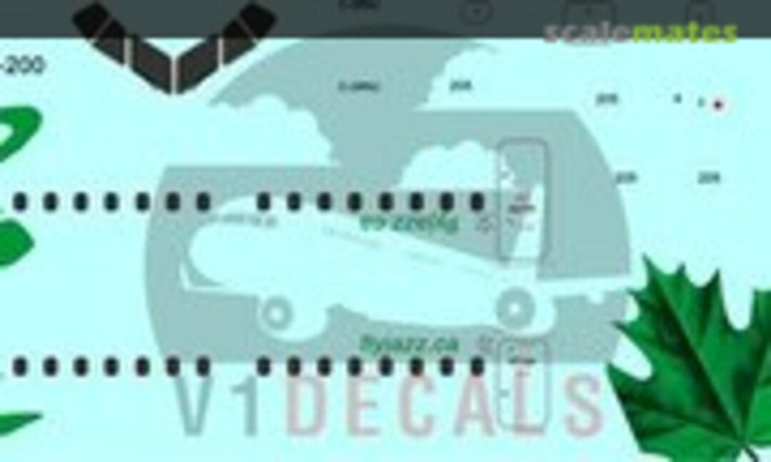 1:144 Air Canada Jazz BAe Avro 146-200 - RJ-85 (V1 Decals V1D0751-144) V1D0751-144