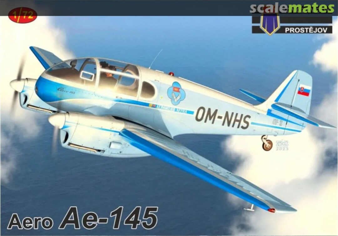 Boxart Aero Ae-145 KPM0433 Kovozávody Prostějov Boxart Aero Ae-145 KPM0433 Kovozávody Prostějov