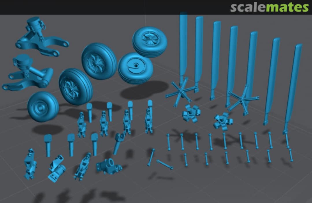 Boxart Sea King Uplift Kit - Tail Rotor (5&6 blade) & Weighted Wheel Kit 48-101 JAM-SCREW Boxart Sea King Uplift Kit - Tail Rotor (5&6 blade) & Weighted Wheel Kit 48-101 JAM-SCREW