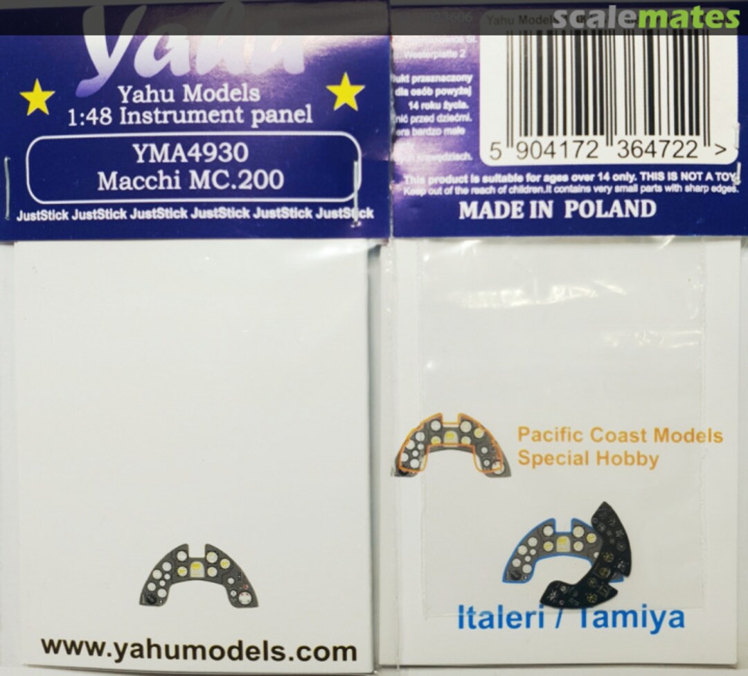 Boxart Macchi MC.200 YMA4930 Yahu Models