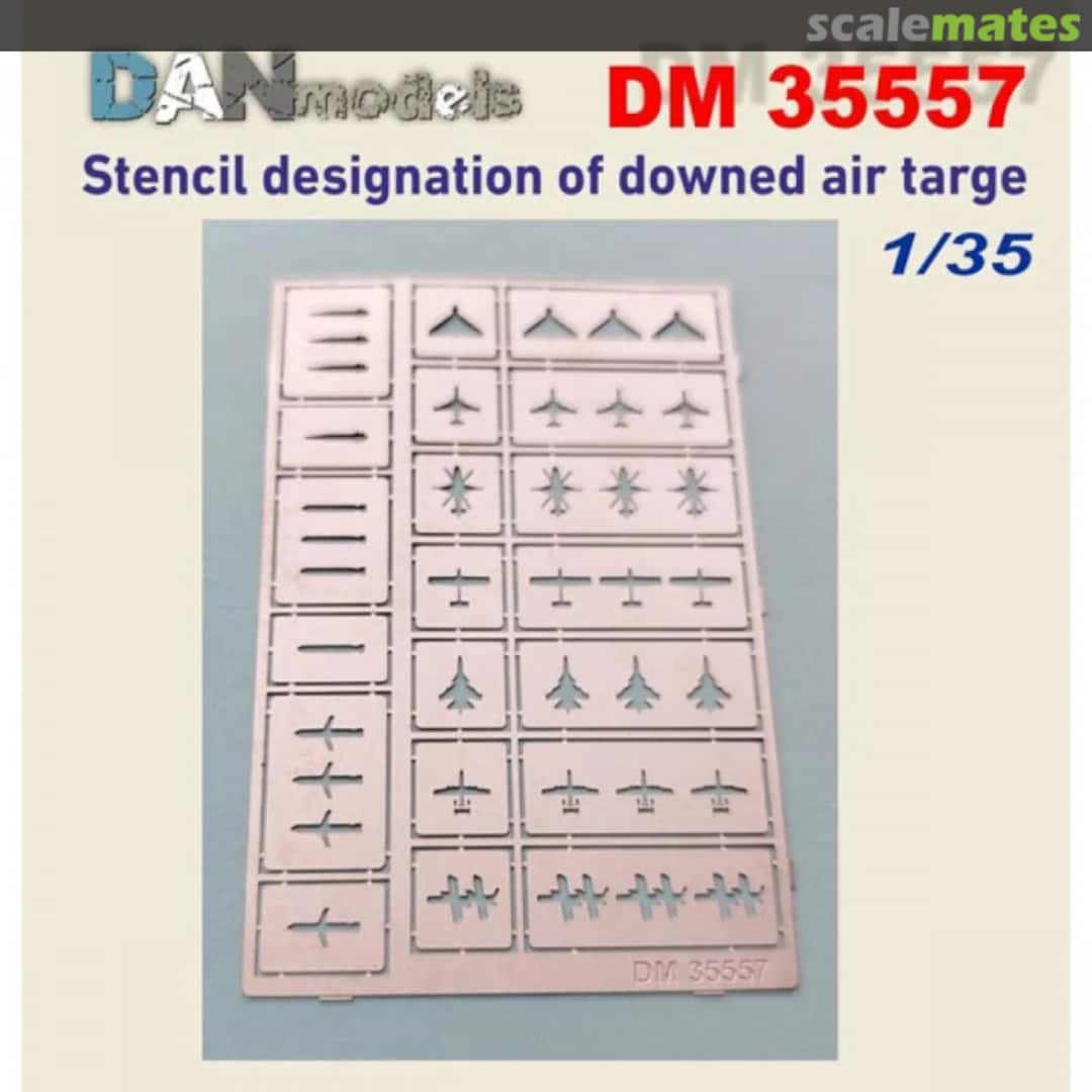 Boxart Stencil designation of downed air targets DM35557 DANmodels Boxart Stencil designation of downed air targets DM35557 DANmodels