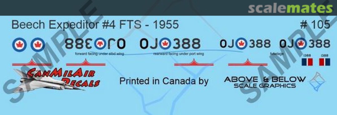 Boxart Beechcraft C-45 Expeditor 105 Above & Below Graphics Boxart Beechcraft C-45 Expeditor 105 Above & Below Graphics