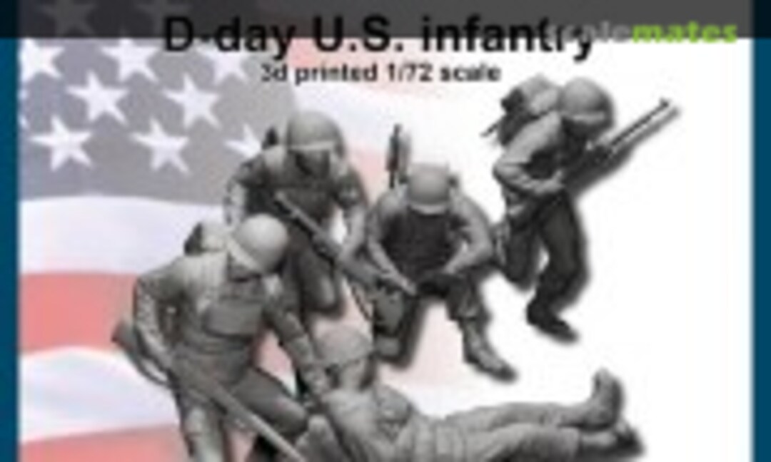 1:72 US Infantry - D-Day (5 Figures / 3D-Printed) (FC Model Trend 72678) 72678