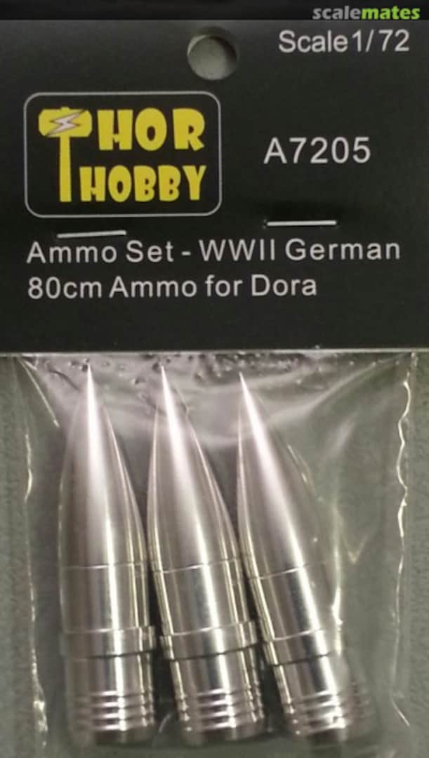 Boxart Ammo Set- WWII German 80cm Ammo A7205 THOR HOBBY Boxart Ammo Set- WWII German 80cm Ammo A7205 THOR HOBBY