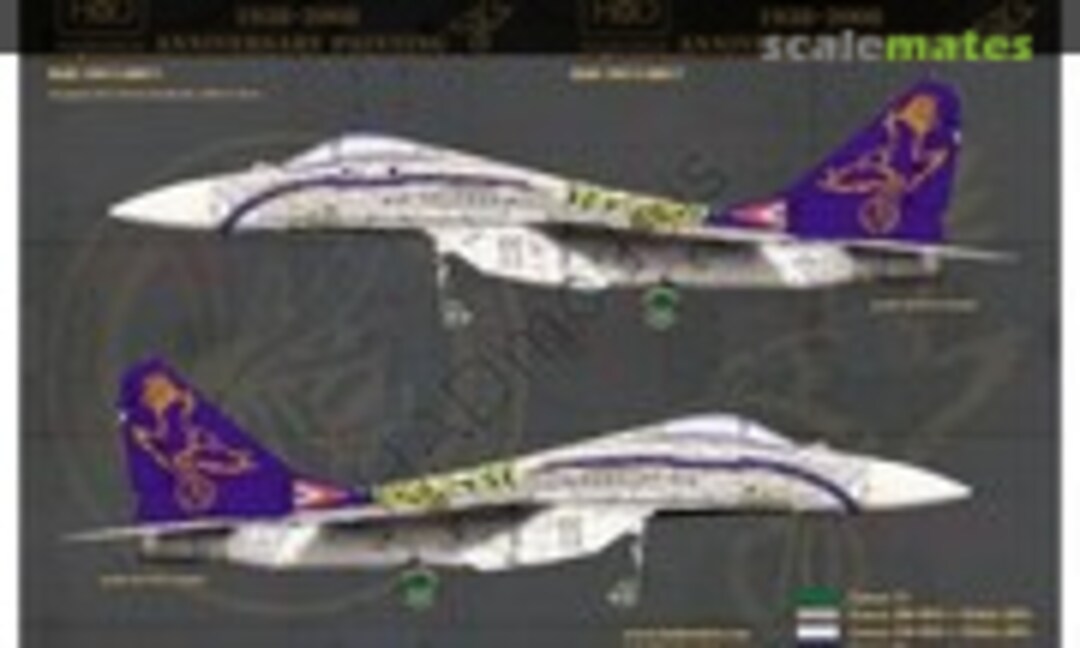 1:48 MiG-29 B Anniversary Painting (HungAeroDecals 48077) 48077