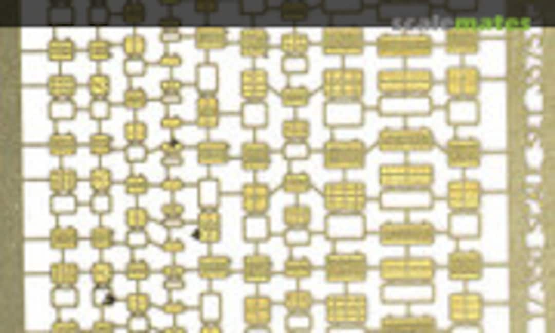 1:350 German Navy Photo-Etched Vent Covers (Tom's Modelworks 3575) 3575