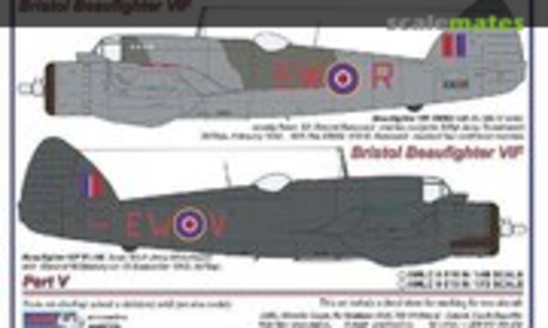 1:48 Bristol Beaufighter VIF Part V (AML AMLC8019) AMLC8019