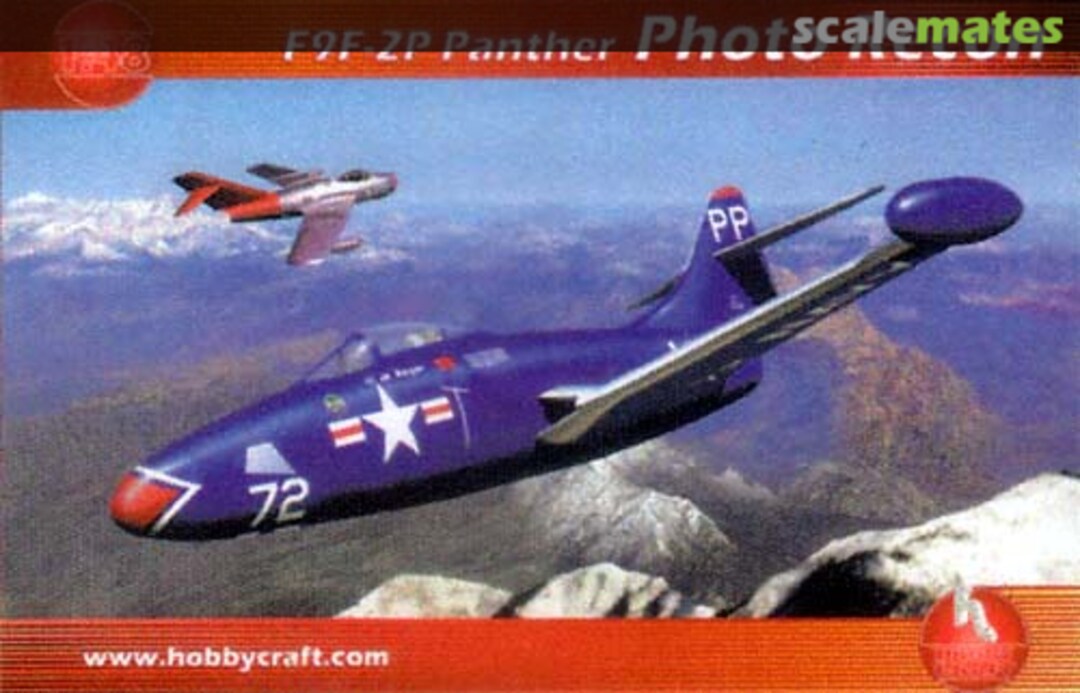 Boxart Grumman F9F-2P Photo Panther HC1457 Hobbycraft