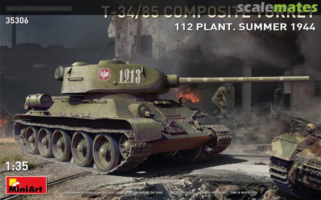 Boxart T-34/85 Composite Turret 35306 MiniArt Boxart T-34/85 Composite Turret 35306 MiniArt