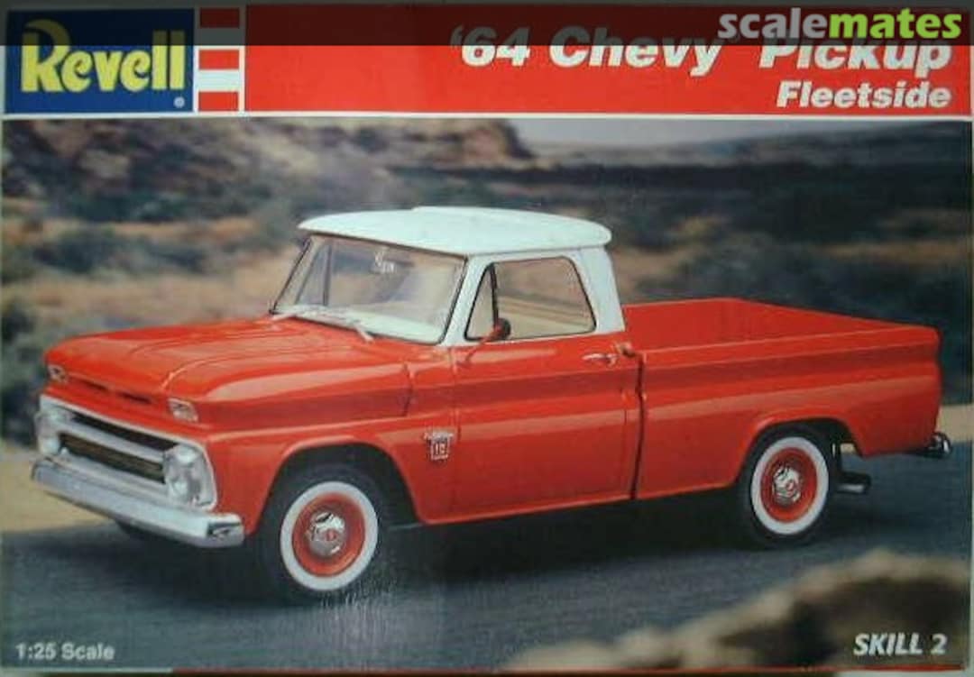 Boxart '64 Chevy Pickup Fleetside 7613 Revell Boxart '64 Chevy Pickup Fleetside 7613 Revell