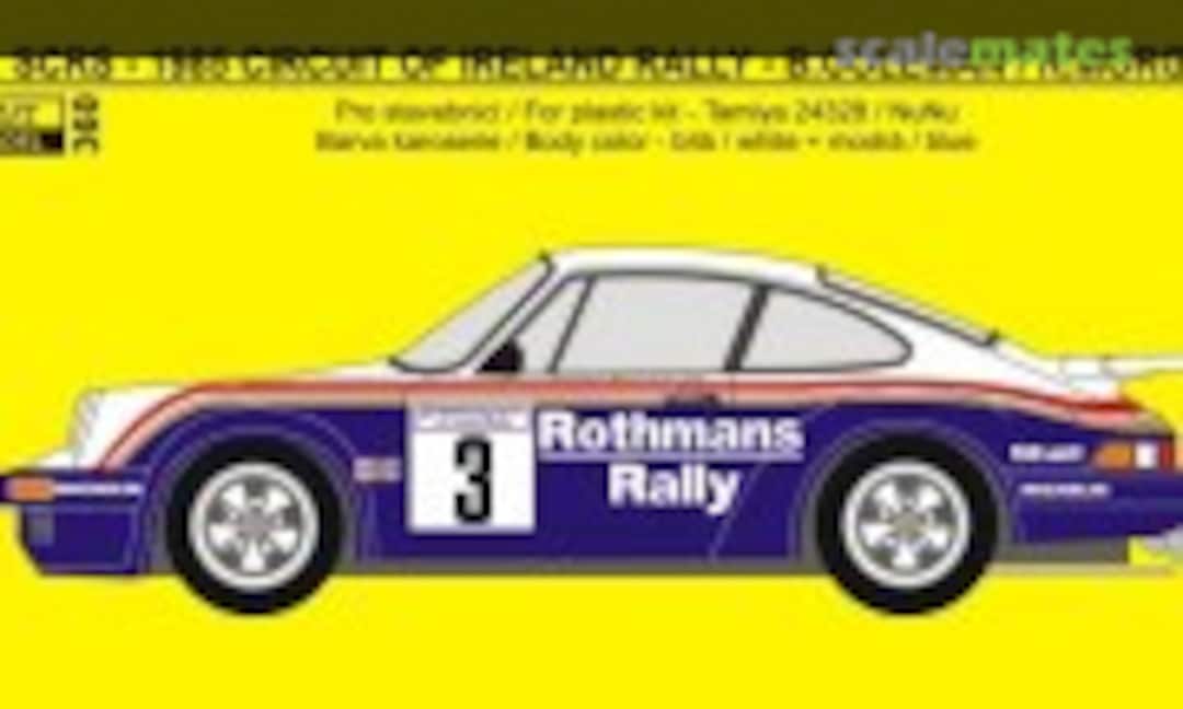 1:24 Porsche 911 SC RS sponsored by Rothmans Rally #3 (REJI Model 360) 360