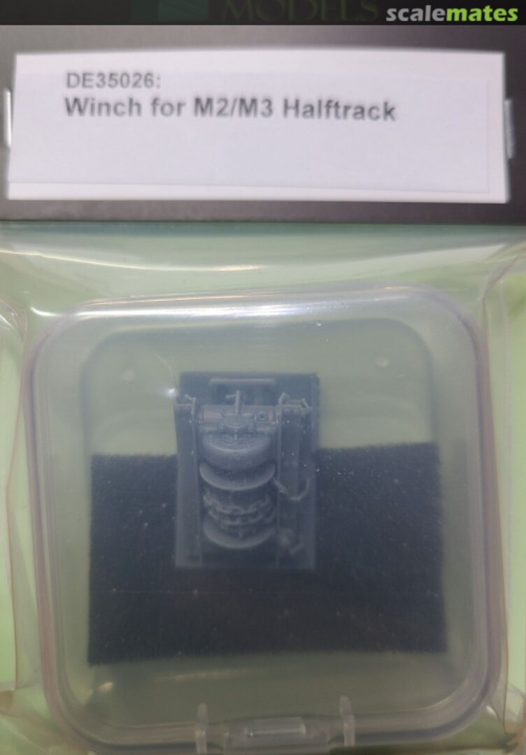 Boxart Winch for M2/M3 Halftrack DE35026 Fat Frog Scale Models