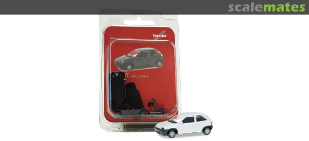 Boxart MiniKit: Opel Corsa B, pure white 012157-004 Herpa Boxart MiniKit: Opel Corsa B, pure white 012157-004 Herpa