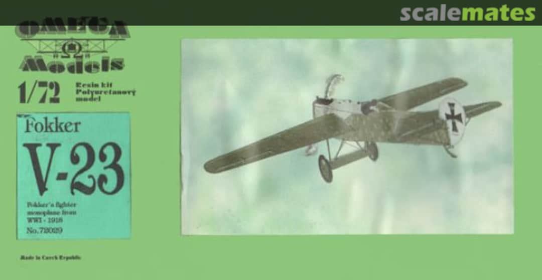 Boxart Fokker V.23 72029 Omega Models Boxart Fokker V.23 72029 Omega Models