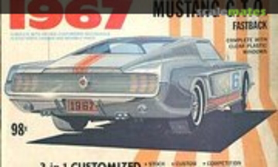 1:32 1967 Mustang GTO Fastback (Palmer Plastics 6712)