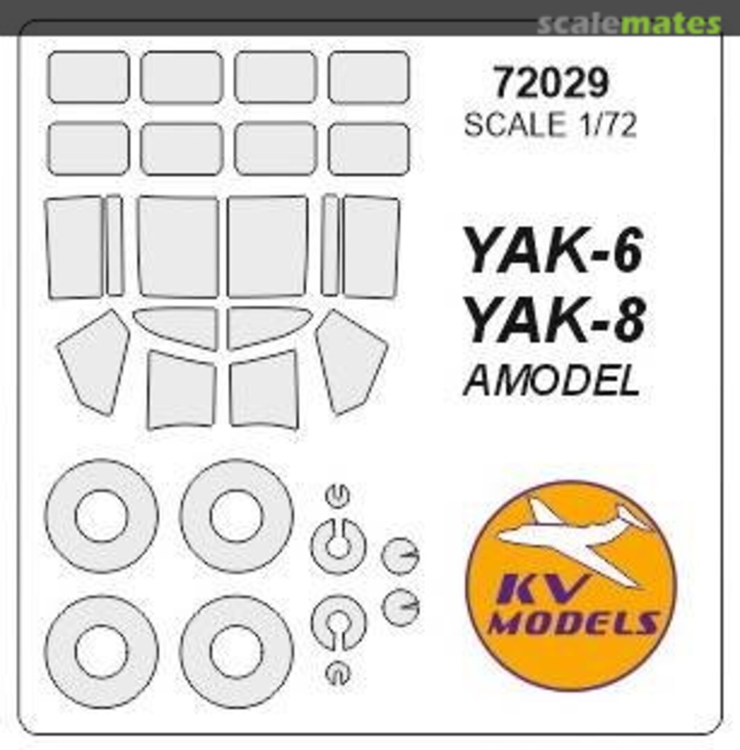 Boxart Yak-6, Yak-8 72029 KV Models