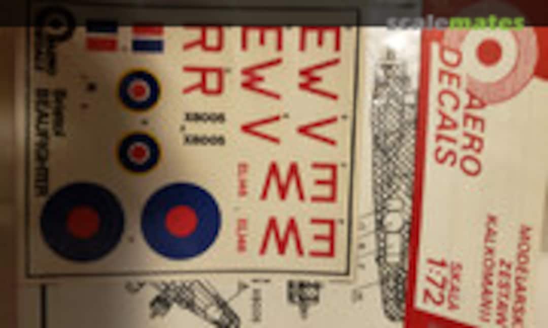 1:72 Bristol Beaufighter Mk. VI F (Aero Decals 72-B) 72-B