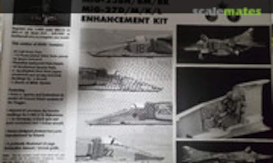 1:48 MiG-23BN/BM/BK - MiG-27D/M/K/L Enhancement Kit (Kazan EK001A) EK001A