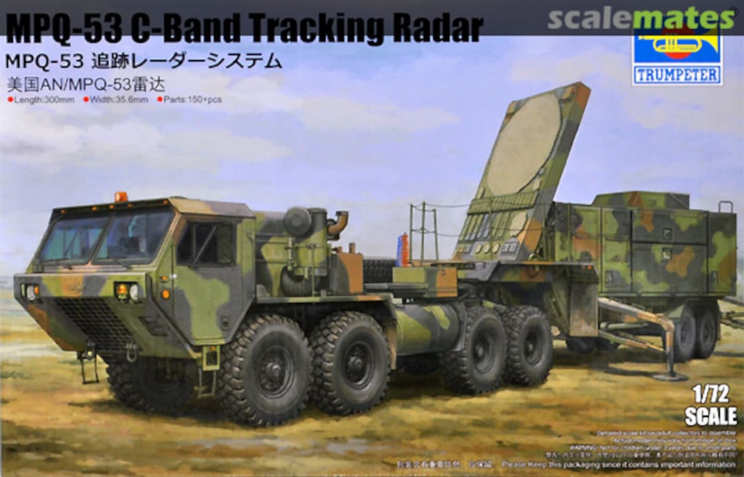 Boxart MPQ-53 C-Band Tracking Radar 07159 Trumpeter Boxart MPQ-53 C-Band Tracking Radar 07159 Trumpeter