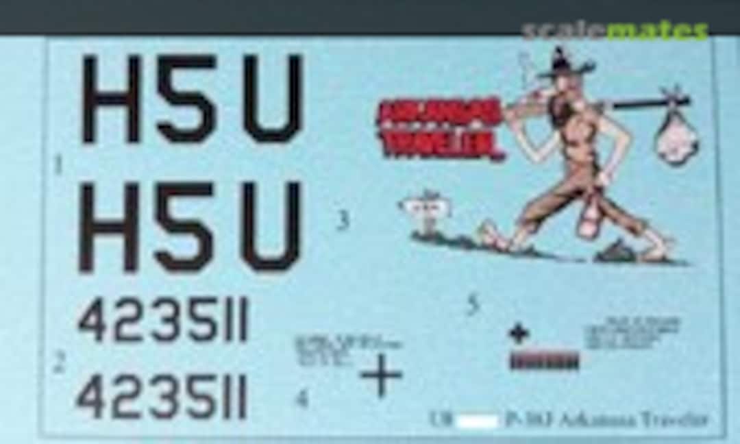 1:32 P-38J-20-LO Arkansas Traveller (UpRise Decal UR3246) UR3246